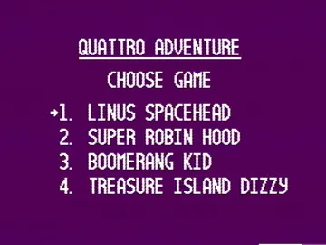 Quattro Adventure (USA) (Unl) screen shot title